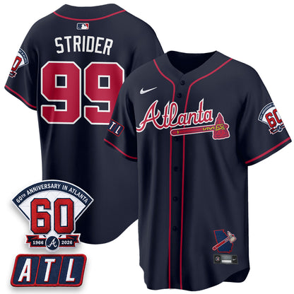 ATL 2026 60th Anniversary Vapor Limited Jersey - Stitched