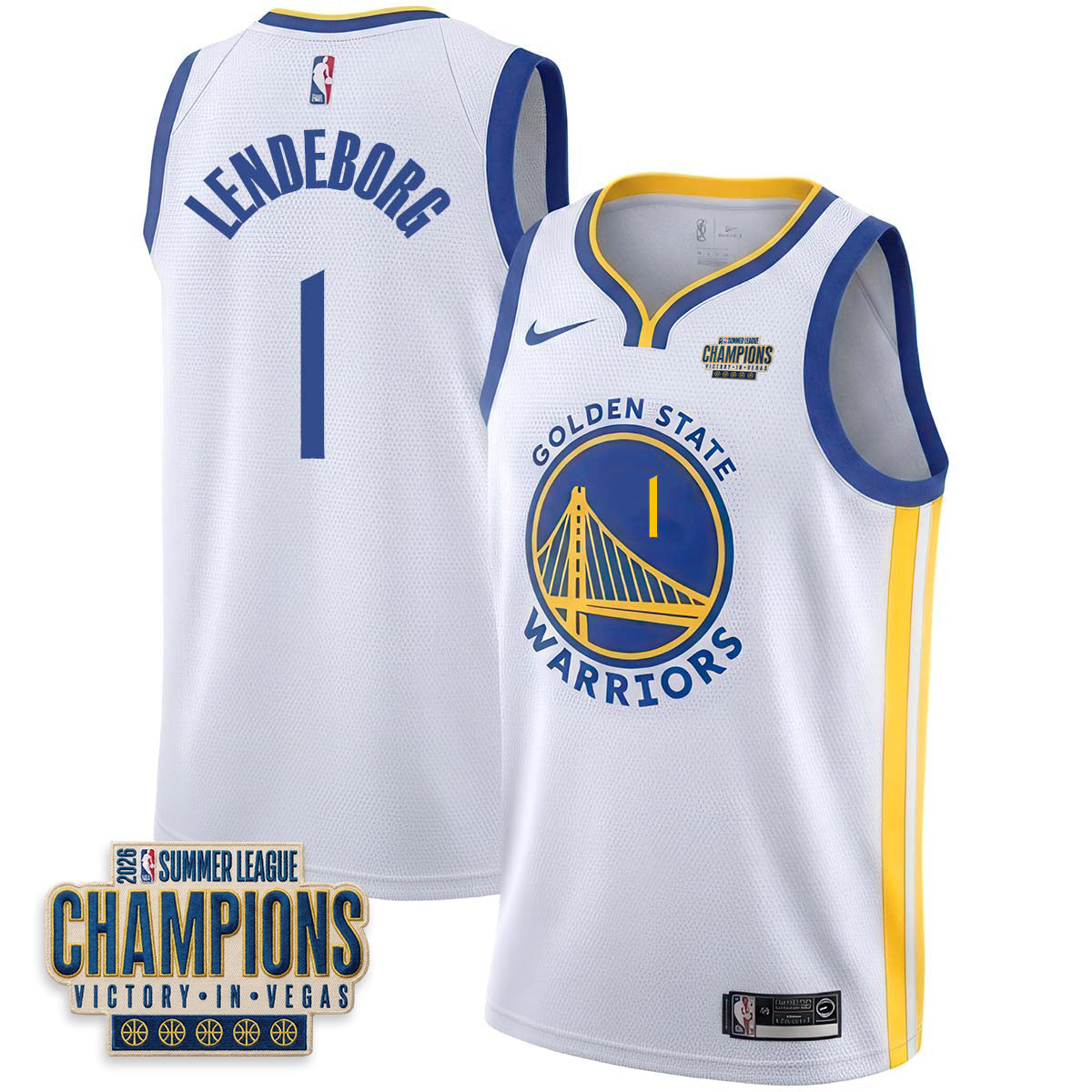 GSW 2026 Summer League Vapor Jersey - Stitched