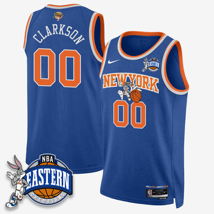 NYK 2026 NBA Finals x Bunny Vapor Jersey - Stitched