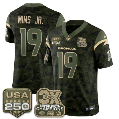 DEN 2026 Salute to Service Edition Vapor Jersey - Stitched