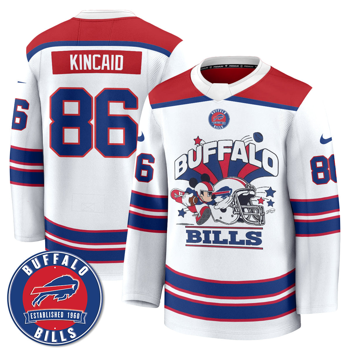 BUF x Cartoon Mouse Edition Hockey Jersey - Printed