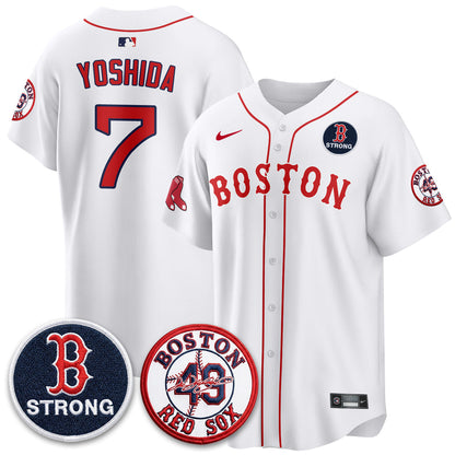 BOS Tim Wakefield Memorial Patch Vaper Premier Limited Jersey - Stitched V2
