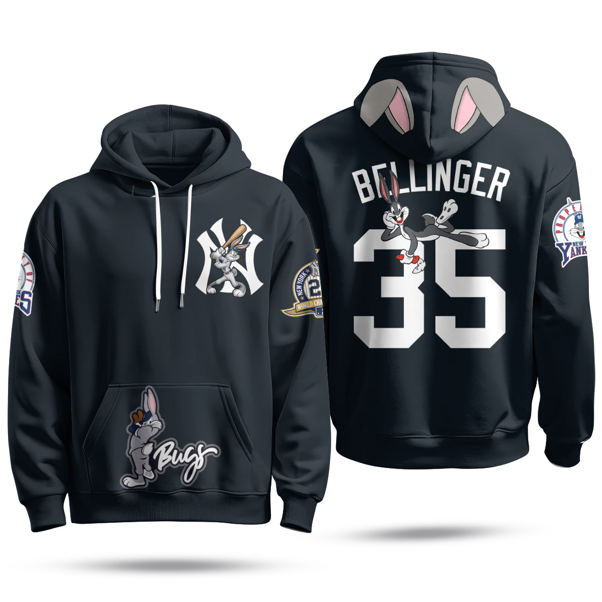 NYY Bunny Vapor Limited Hoodie - Printed