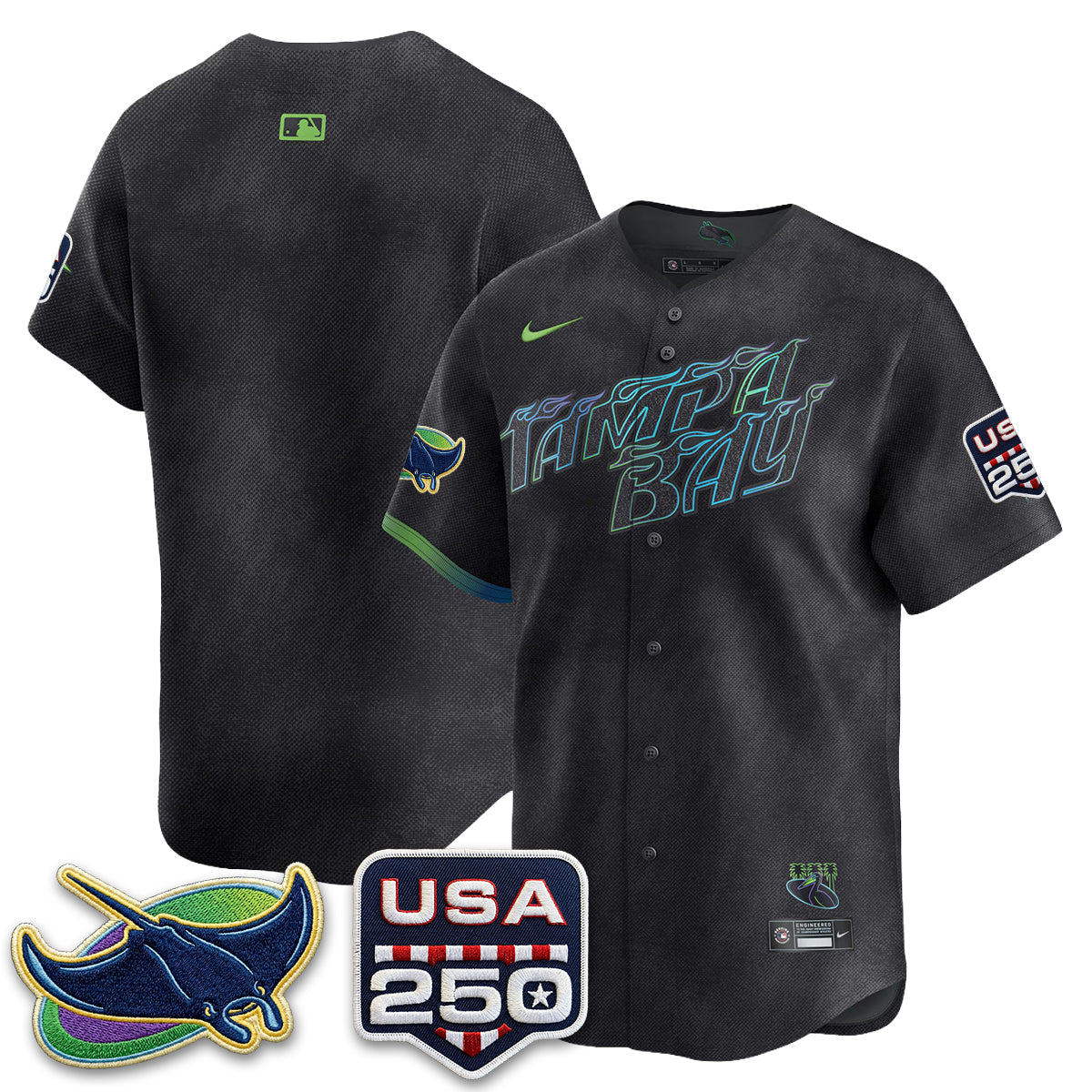 TB Independence Day USA 2026 City Connect Vapor Jersey - Stitched