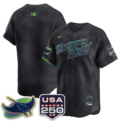 TB Independence Day USA 2026 City Connect Vapor Jersey - Stitched