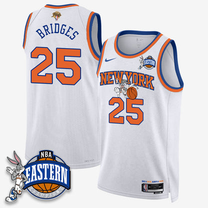 NYK 2026 NBA Finals x Bunny Vapor Jersey - Stitched