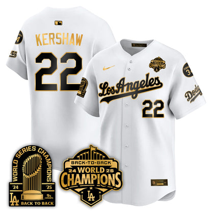 LAD Alternate Vapor Limited Jersey - 9x Champs - Stitched