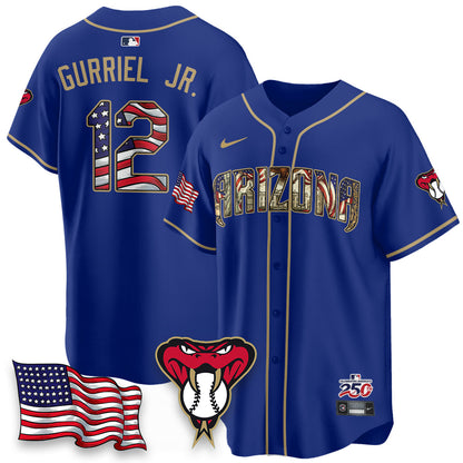 ARI 2026 Independence Day USA Vapor Limited Jersey - Stitched