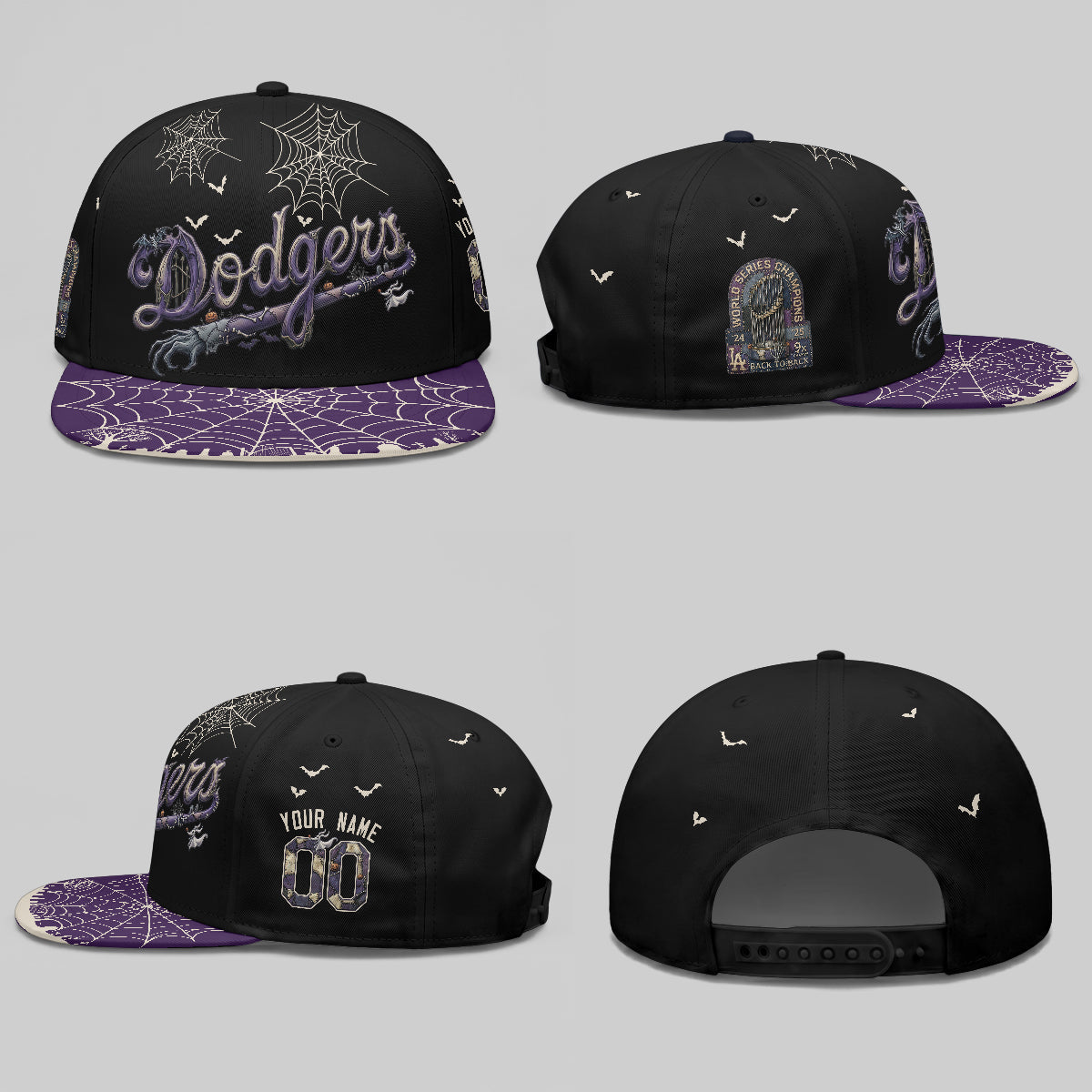 LAD Nightmare Personalized Snapback Cap - Printed