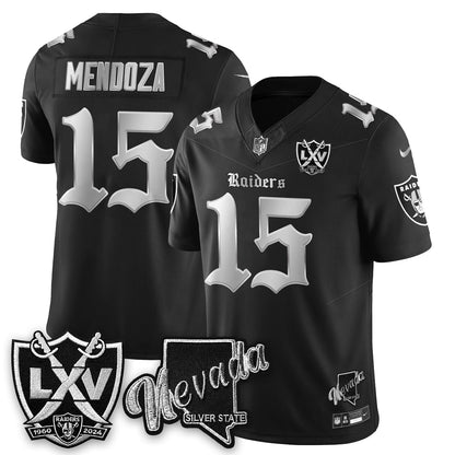 LVR Fernando Mendoza No.1 #15 Gothic Edition Jersey - Stitched V2