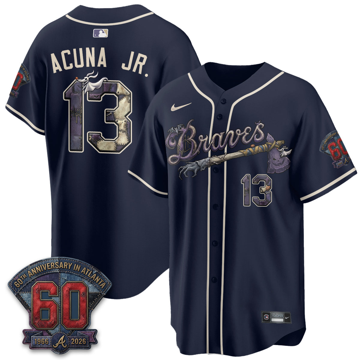 ATL Nightmare Edition Vapor Jersey - Stitched