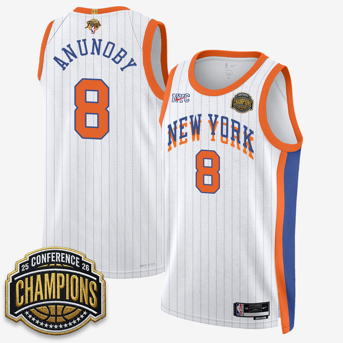 NYK 2026 NBA Finals City Edition Jersey V3- Stitched