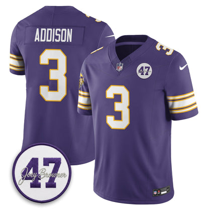 MIN Joey Browner Thank You For Memories - 1960 – 2026 Football Vapor Limited Jersey - Stitched