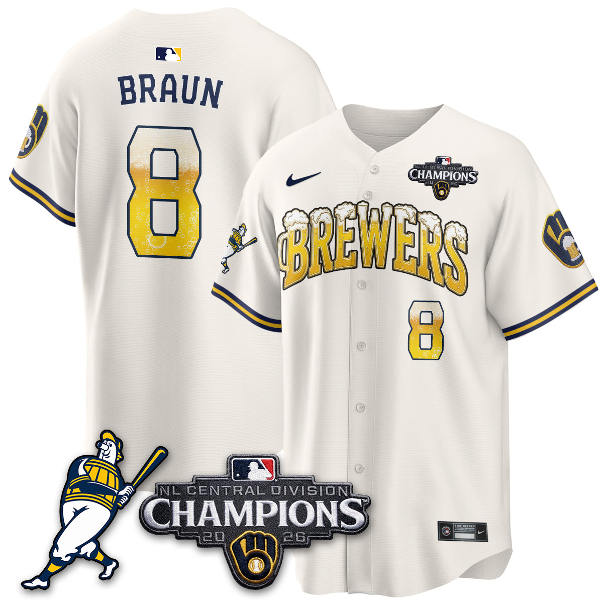 MIL 2026 NL Division Champs Vapor Jersey V2- Stitched