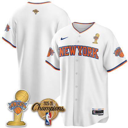 NYK 2026 NBA Champions Vapor Jersey - Stitched