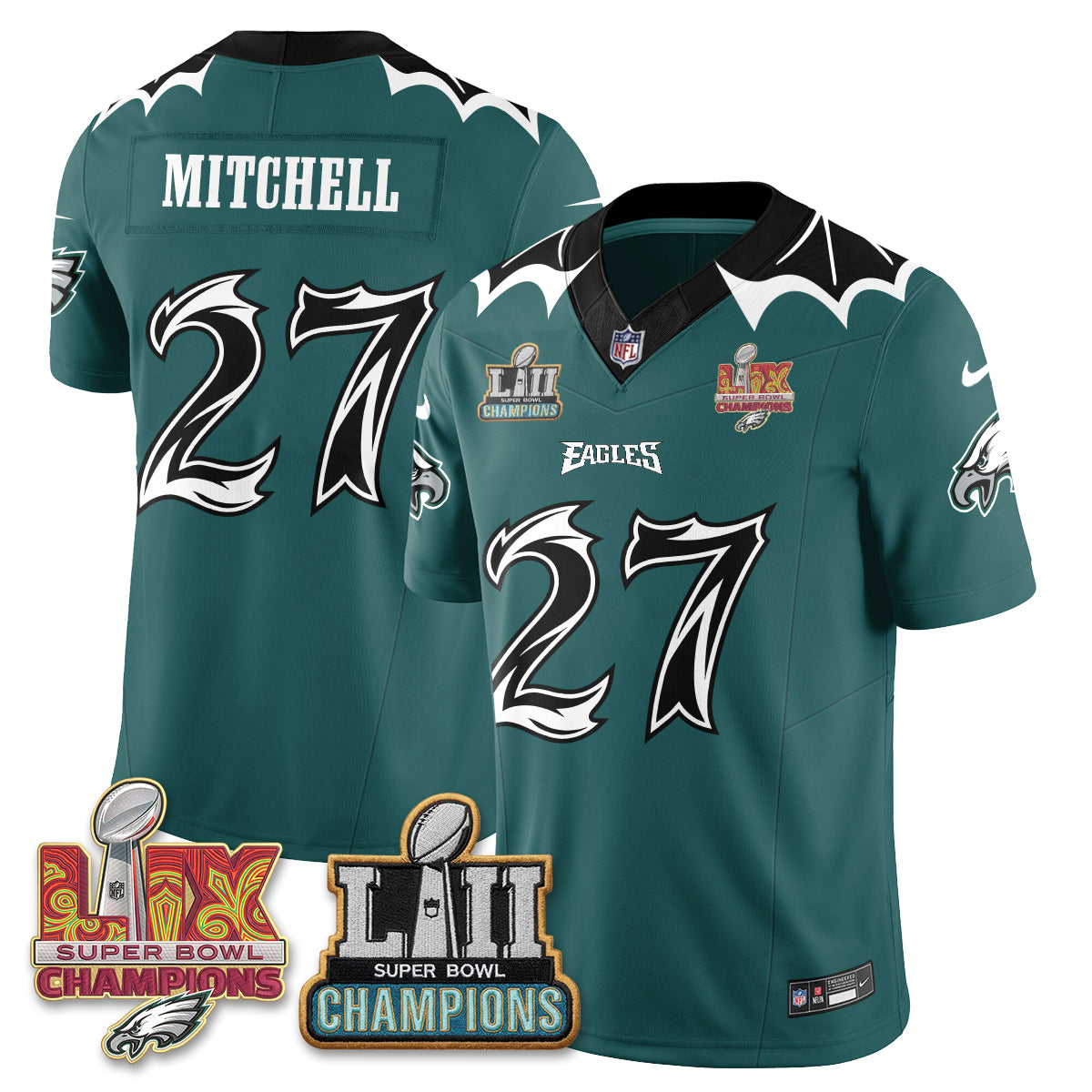 PHI x Bat Edition Vapor Jersey - Stitched