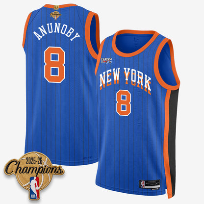 NYK 2026 Basketball Champions Vapor Jersey V2- Stitched