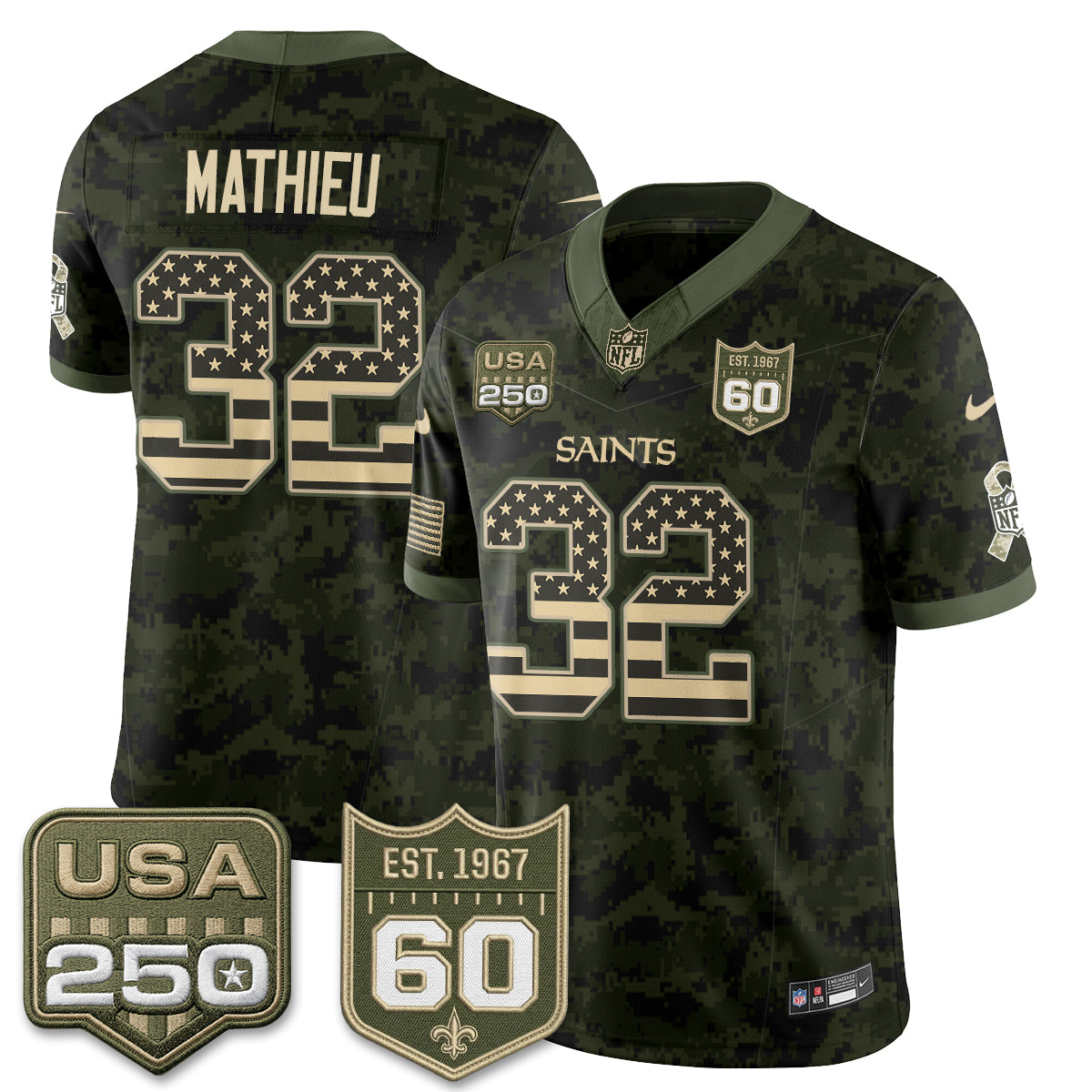 NO 2026 Salute to Service Vapor Jersey - Stitched