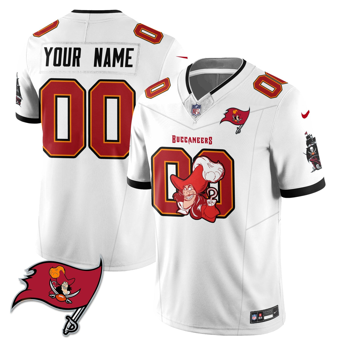 TB x Red Coat Captain Edition Vapor Custom Jersey - Stitched