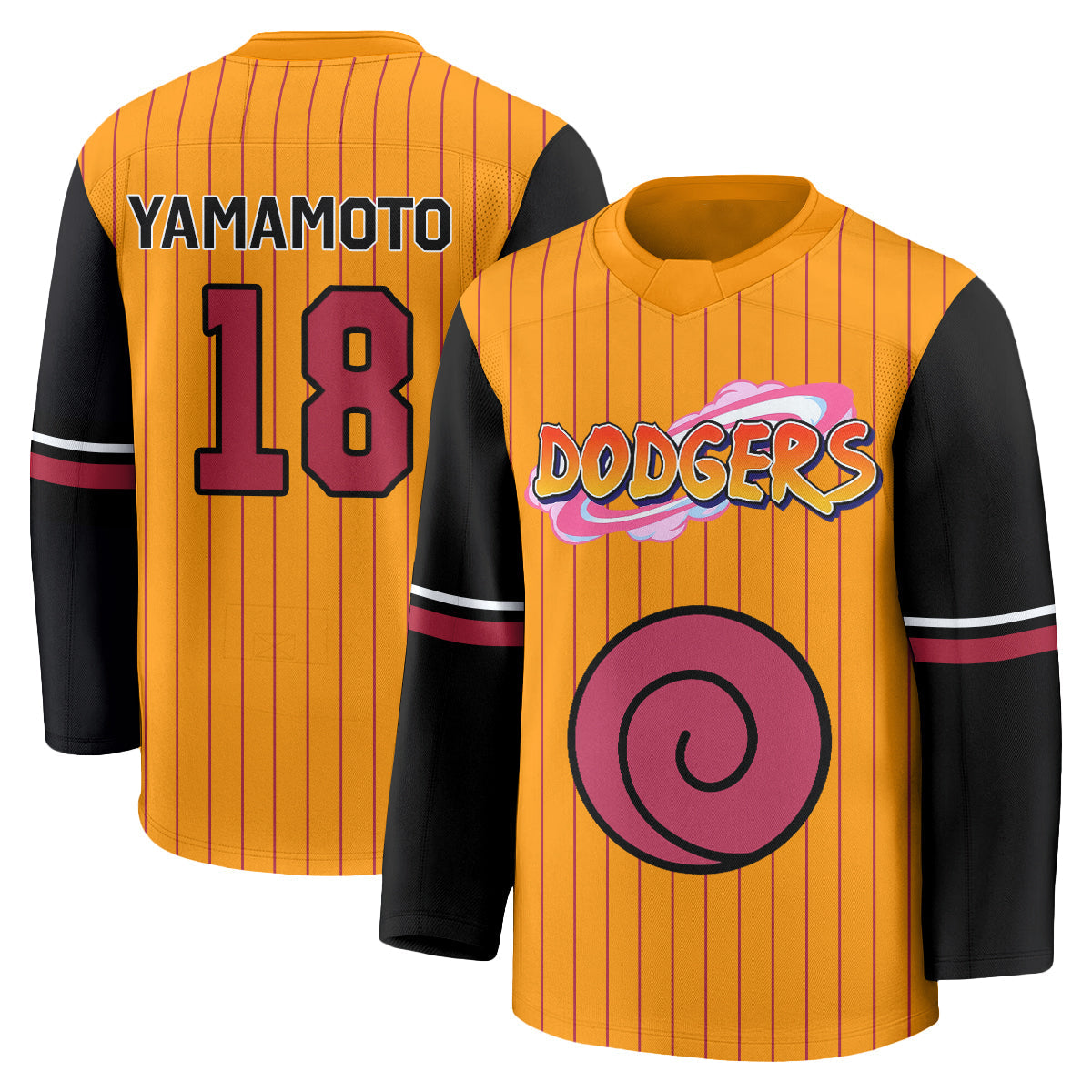 LAD Naruto Edition Vapor Hockey Jersey - Stitched