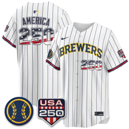 MIL Fourth of July Vapor Limited Jersey - Stitched