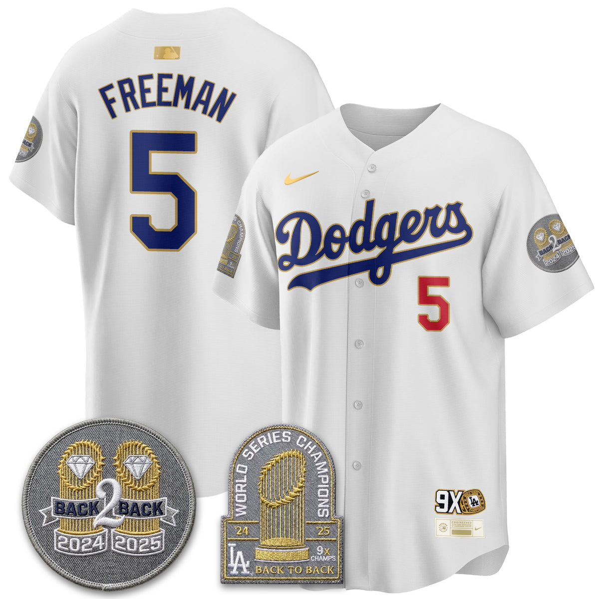 LAD Vapor Limited Jersey - Back to Back Champion - Stitched