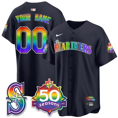 SEA Happy Pride Month Vapor Custom Jersey - Stitched