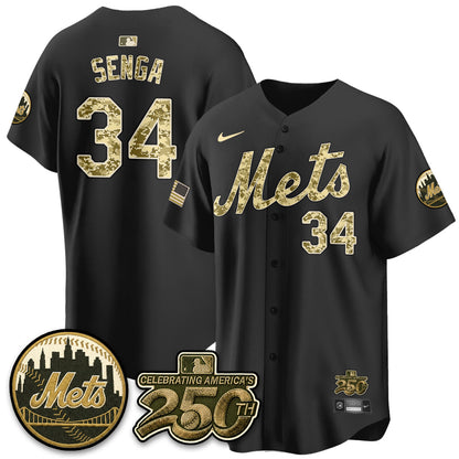 NYM Armed Forces Day Vapor Premier Limited Jersey - Stitched V2