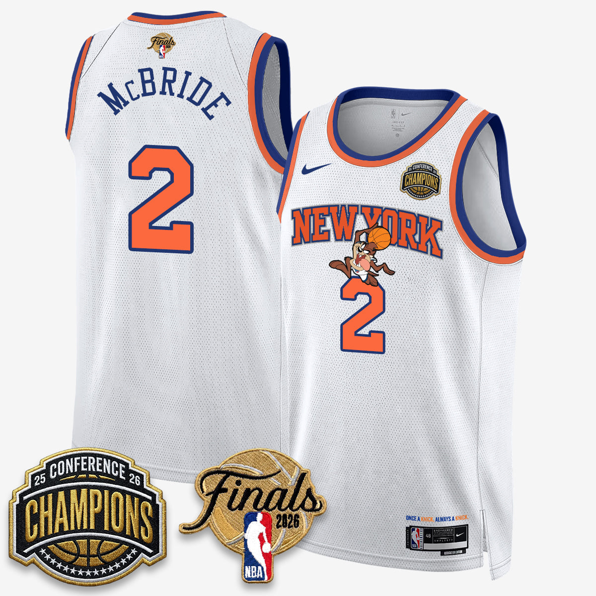 NYK 2026 NBA Eastern Conference Champions x Looney Tunes Vapor Jersey V2- Stitched