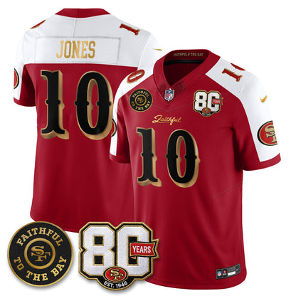 SF “Rivalries” Vapor Limited Jersey - Faithful To The Bay Patch - Stitched