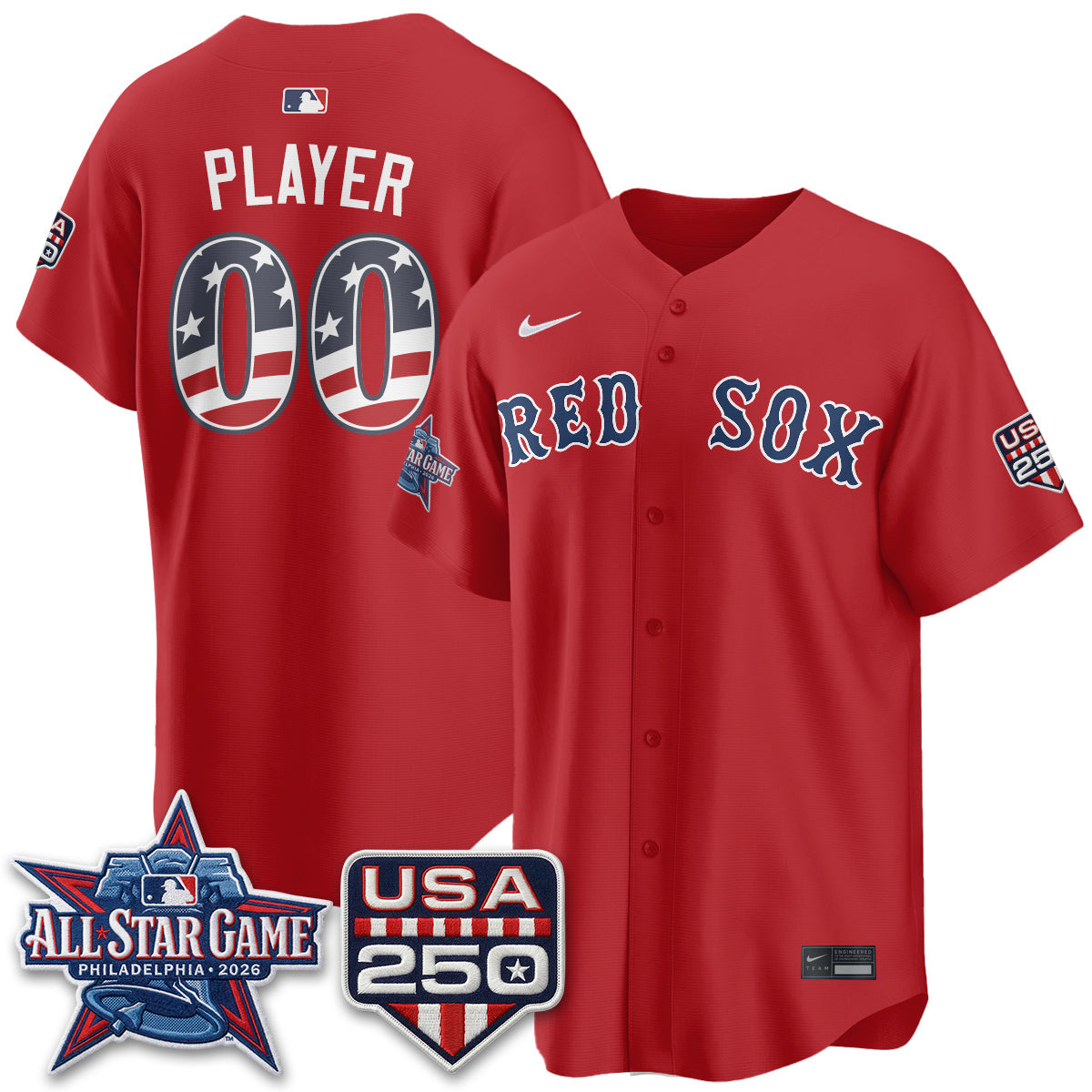 BOS 2026 All Star Edition Vapor Custom Jersey - Stitched