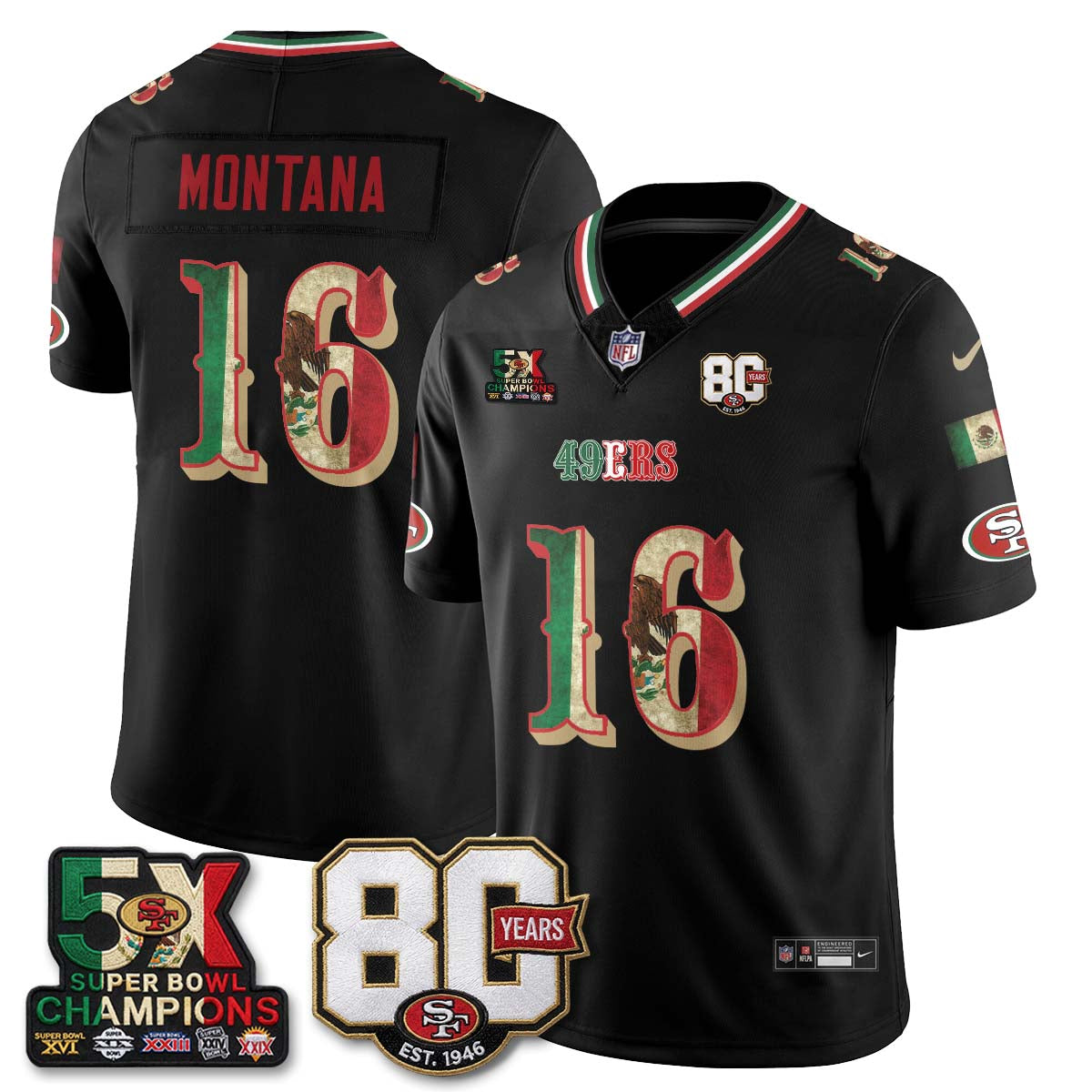 SF Mexican Edition Vapor Jersey - Stitched