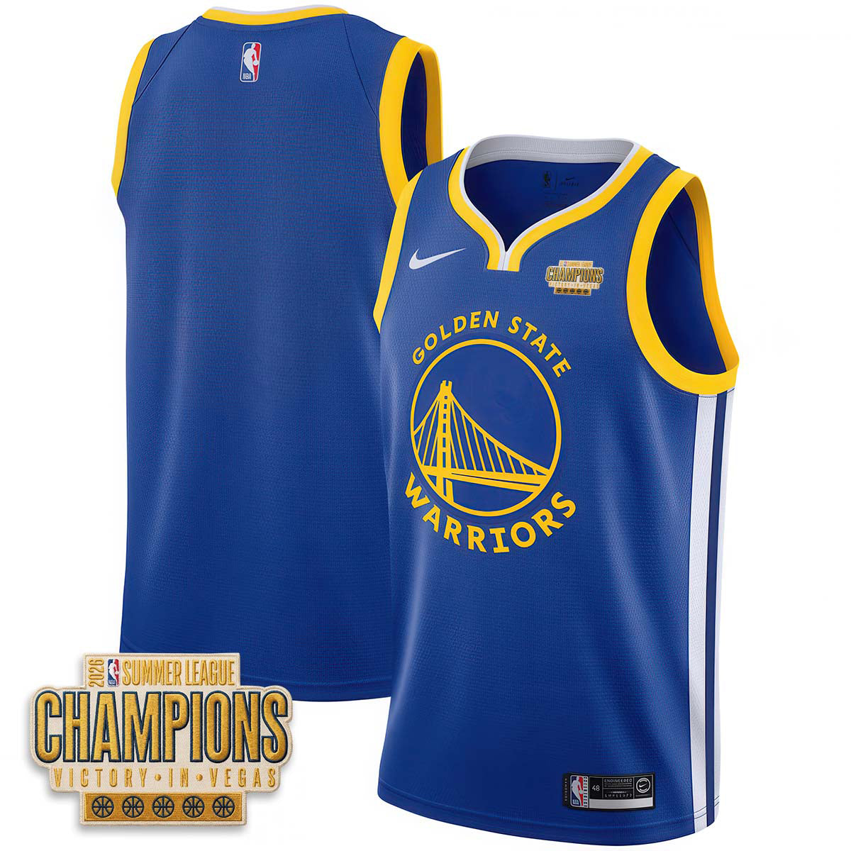 GSW 2026 Summer League Vapor Jersey - Stitched