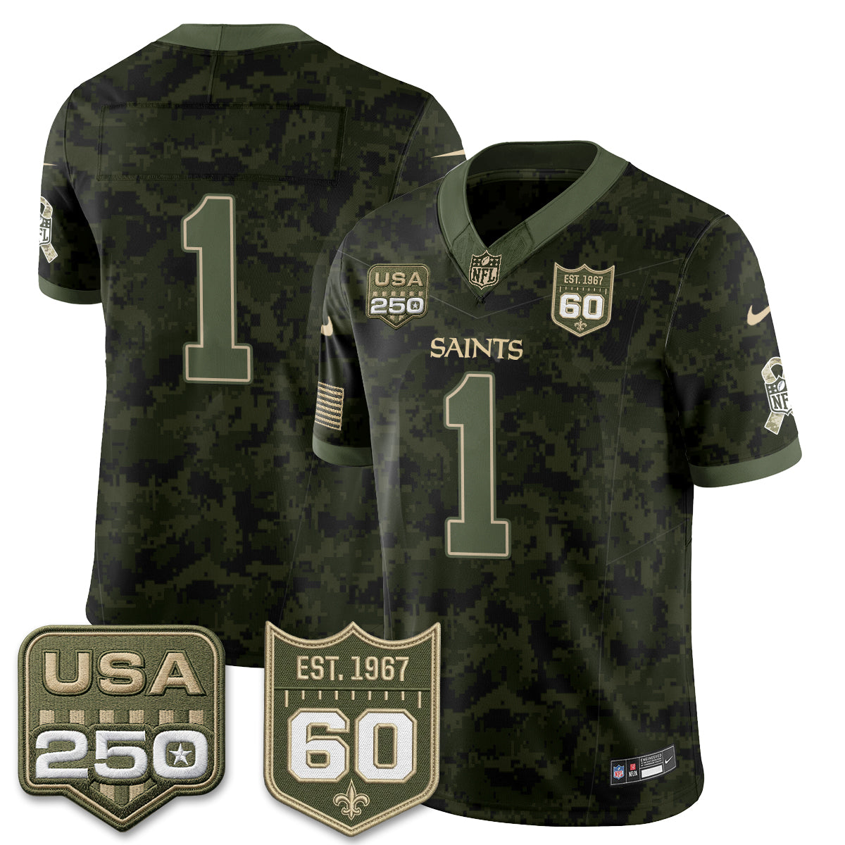 NO 2026 Salute to Service Vapor Jersey - Stitched