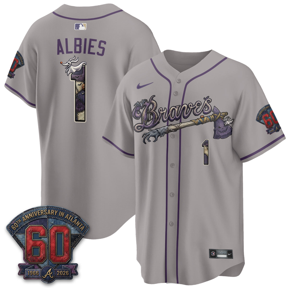 ATL Nightmare Edition Vapor Jersey - Stitched