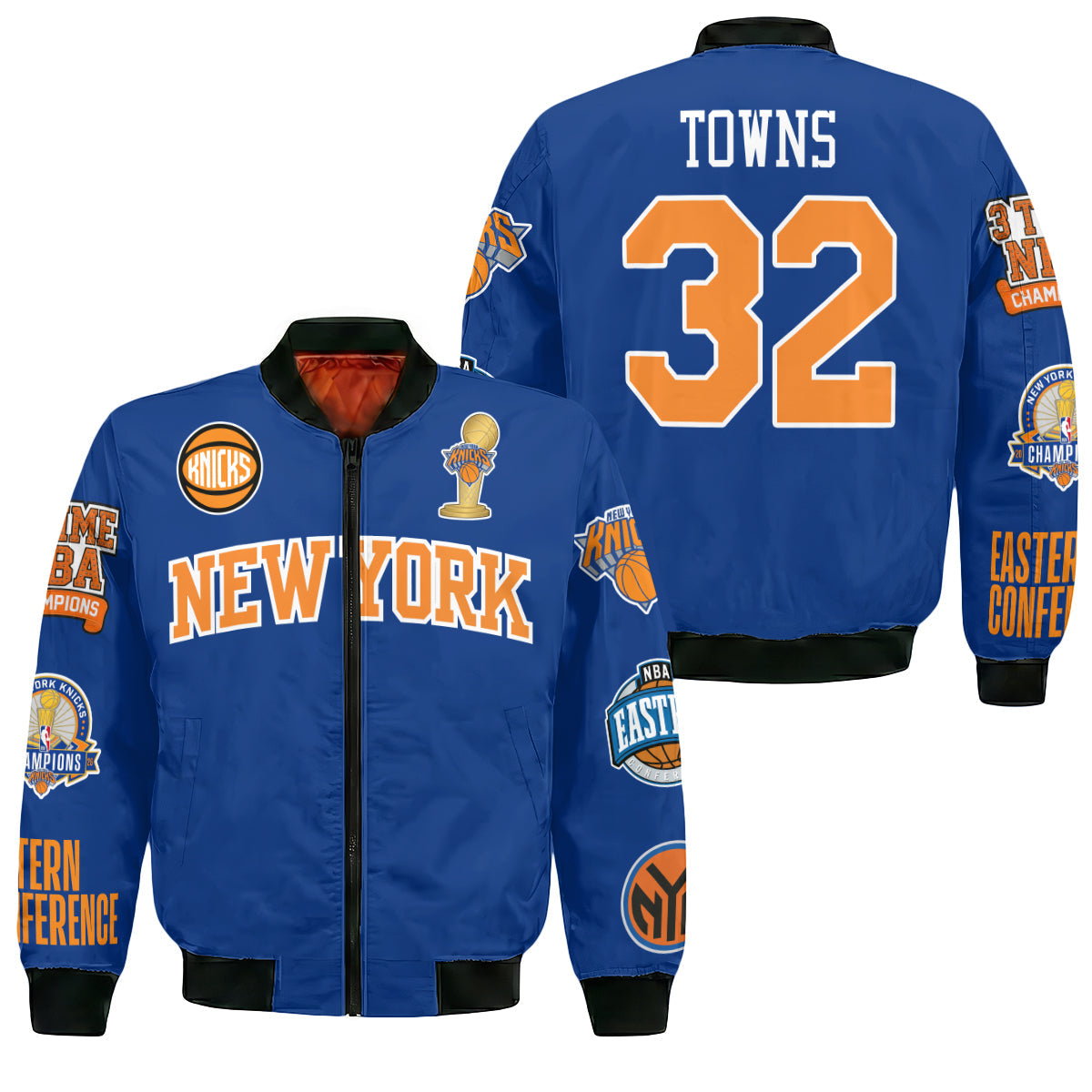 NYK 2026 NBA Finals Champions Limited Edition Bomber Jacket - Printed