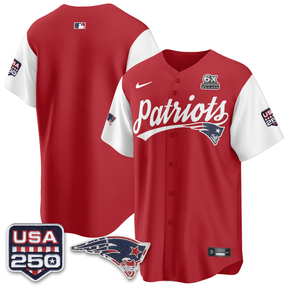 NE America Edition Vapor Jersey - Stitched