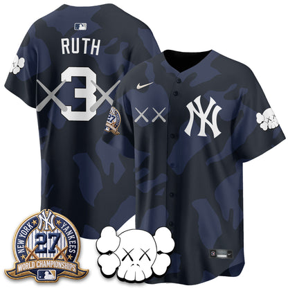 NYY x KAWS Edition Vapor Jersey - Stitched