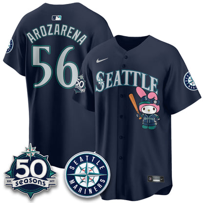 SEA x  Pink Sanrio Friend Vapor Jersey - Stitched