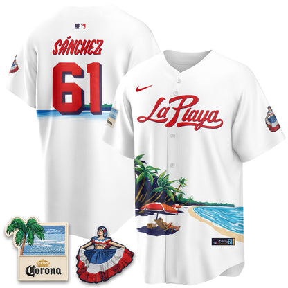 PHI Beach Connect "La Playa" Edition Vapor Jersey- Patch Stitched
