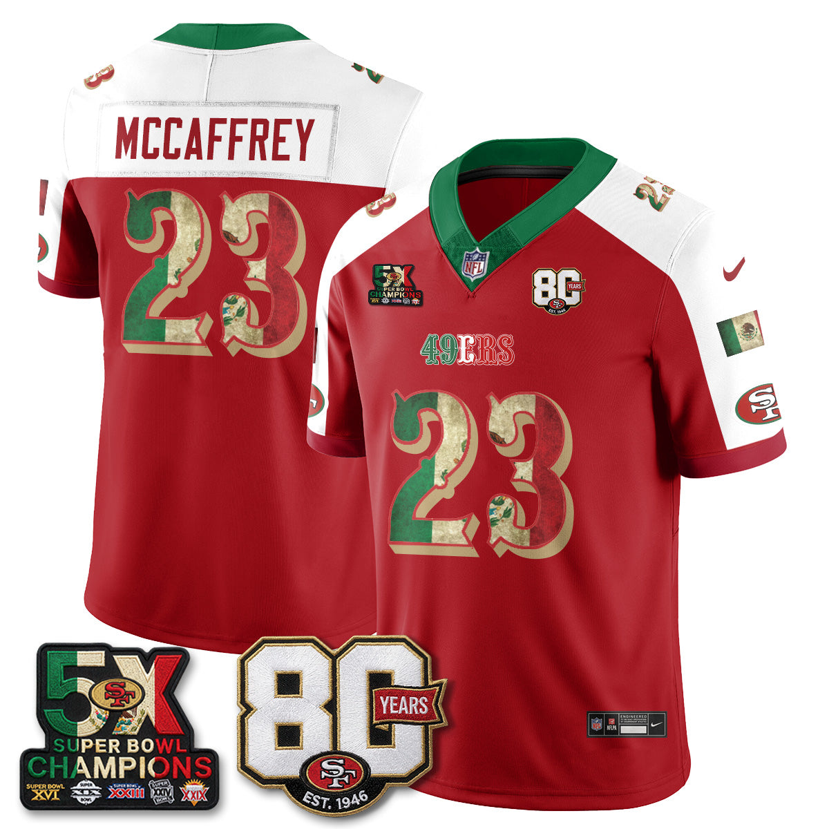 SF Mexican Edition Vapor Jersey - Stitched