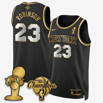 NYK 2026 NBA Champions Gold Edition Vapor Jersey - Stitched