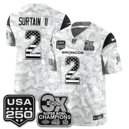 DEN 2026 Salute to Service Edition Vapor Jersey - Stitched