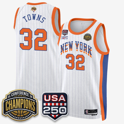 NYK 2026 NBA Eastern Conference Champions City Edition Jersey - Stitched