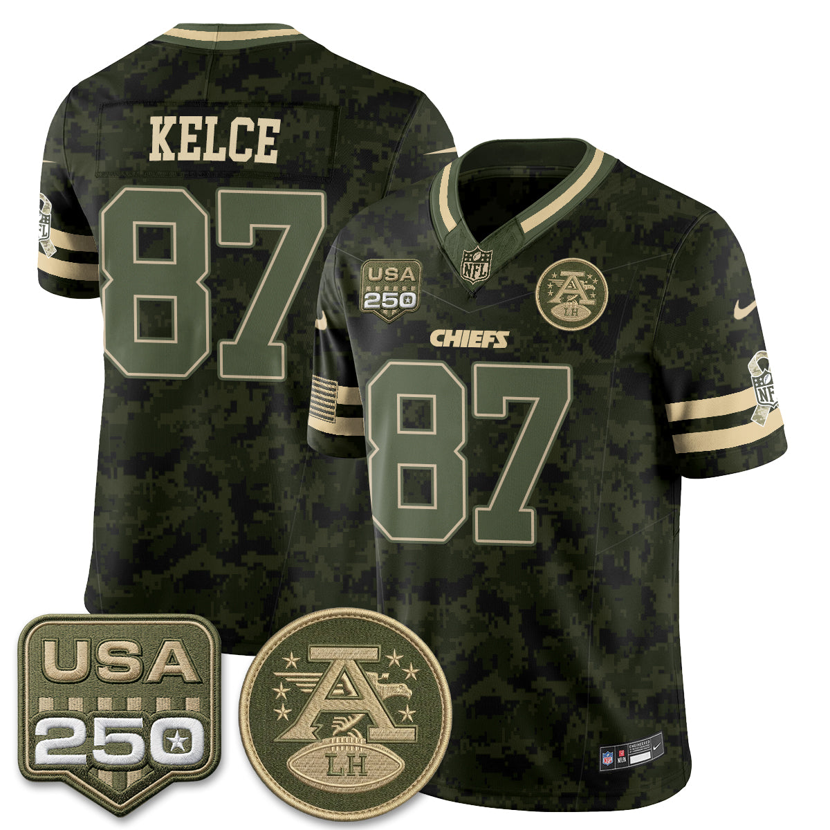 KC 2026 Salute to Service Vapor Jersey - Stitched