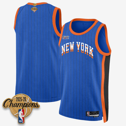 NYK 2026 Basketball Champions Vapor Jersey V2- Stitched