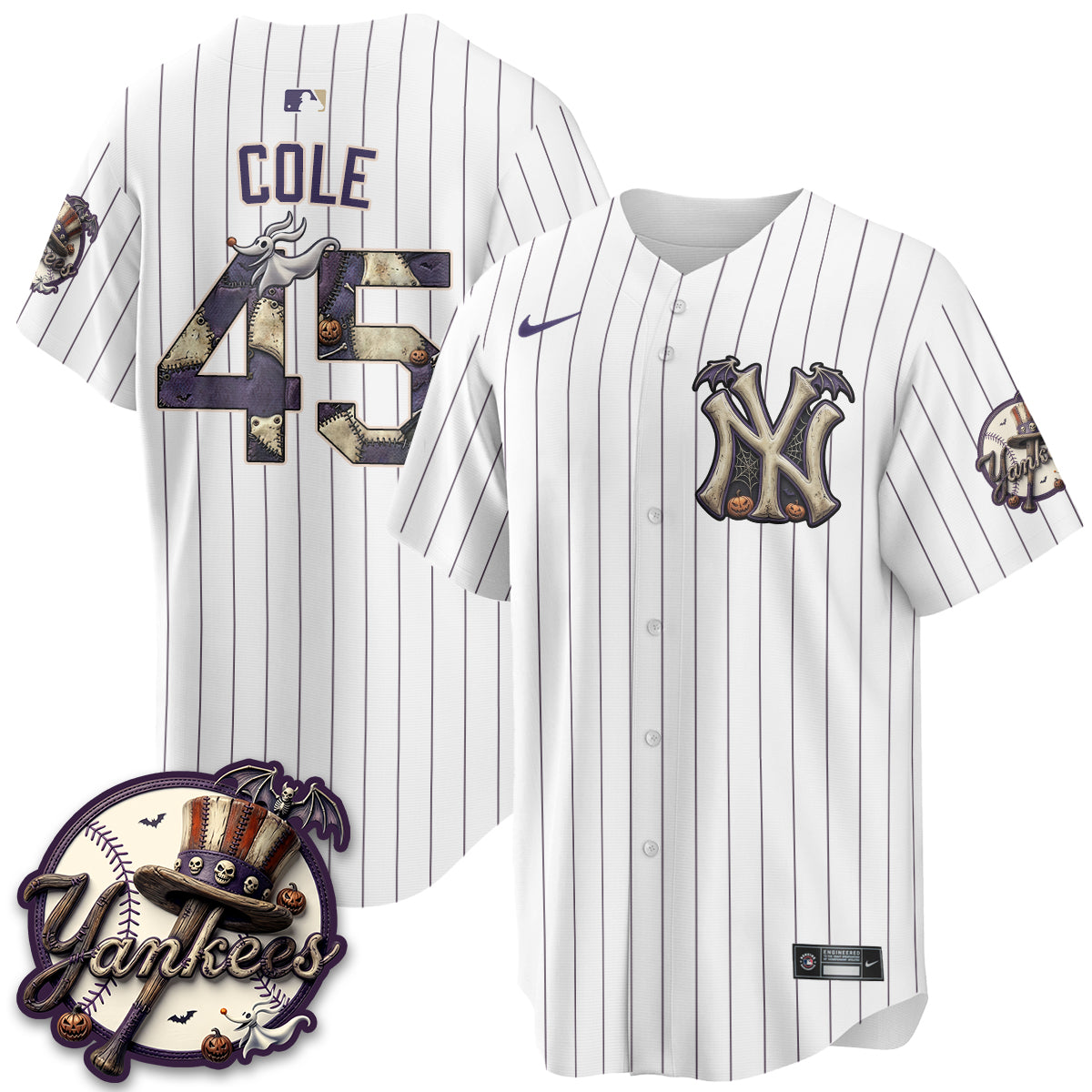 NYY Nightmare Edition Vapor Jersey - Printed