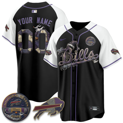 BUF 2026 Nightmare Edition Vapor Custom Baseball Jersey - Stitched