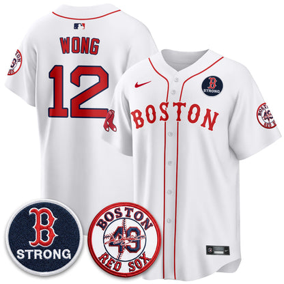 BOS Tim Wakefield Memorial Patch Vaper Premier Limited Jersey - Stitched V2