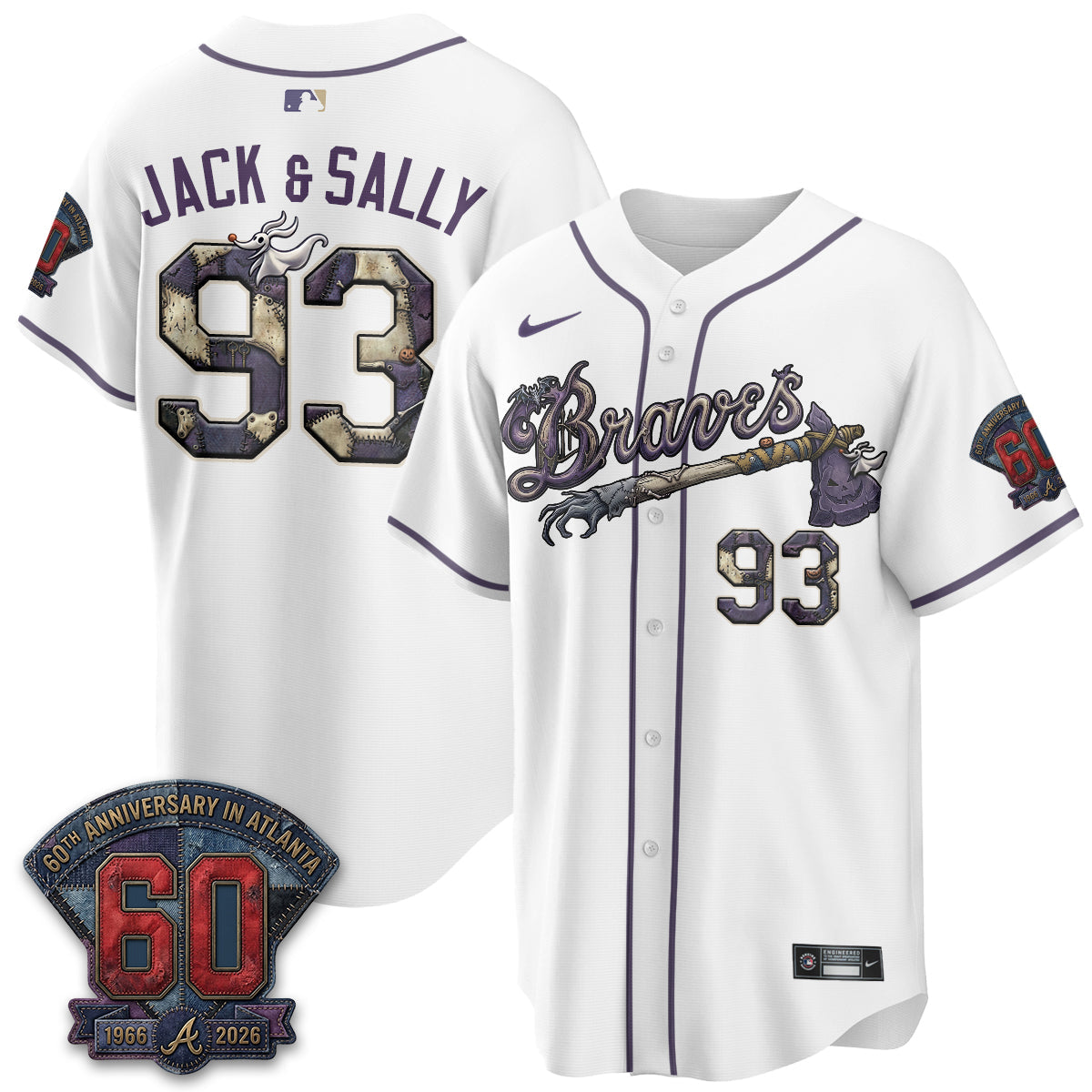 ATL Nightmare Edition Vapor Jersey - Stitched-NQD